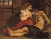 A Roman Woman's Love for Her Father, Peter Paul Rubens